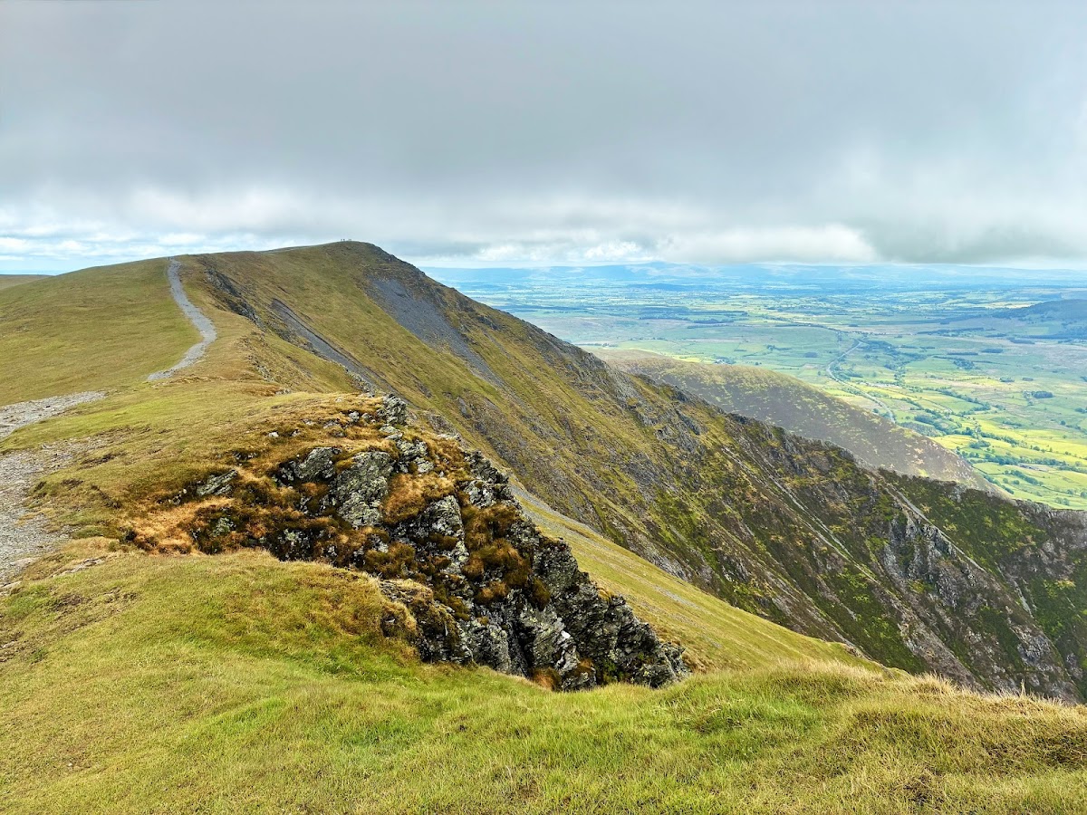 looking towards blencathra summit