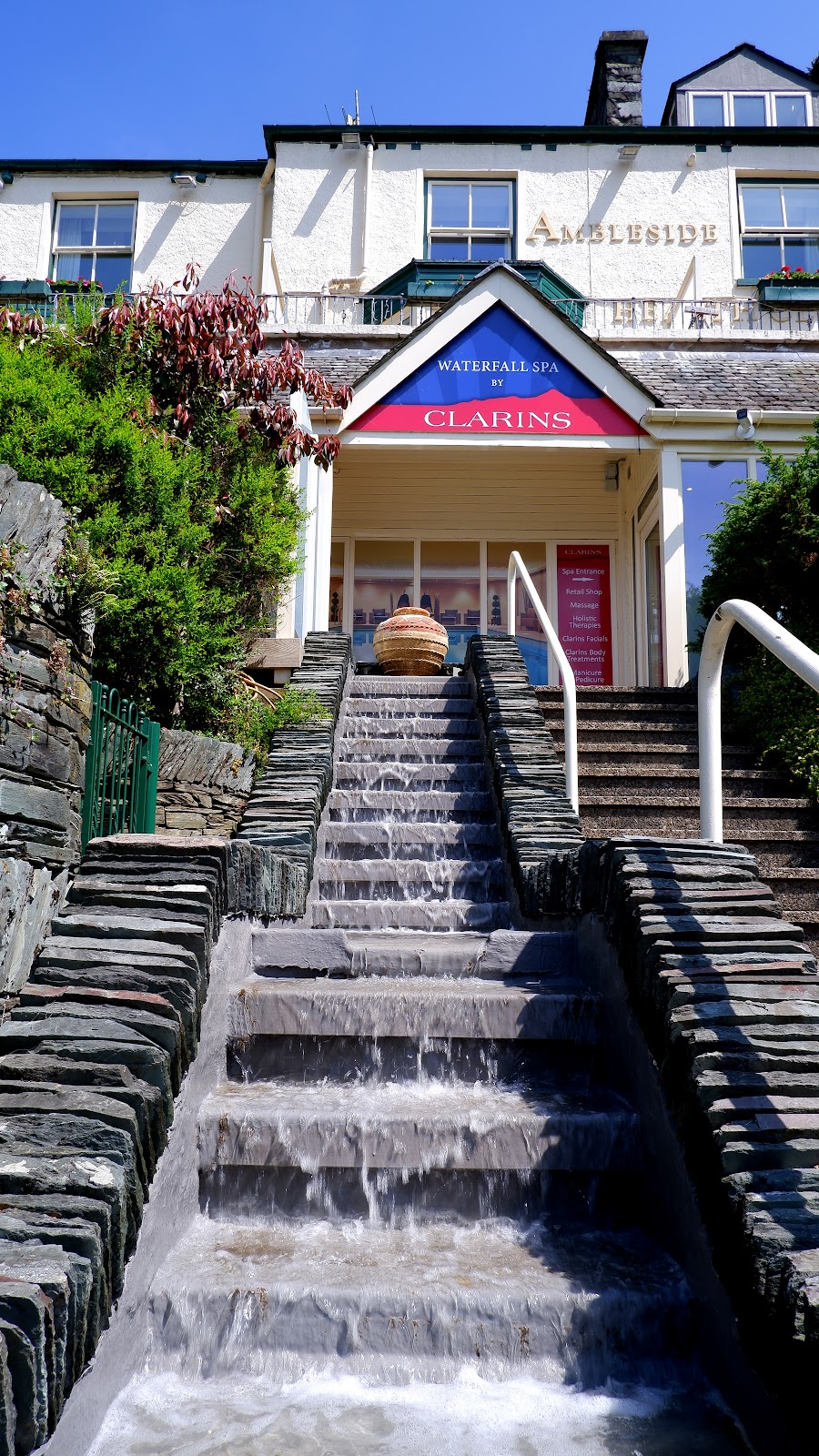 waterfall health spa